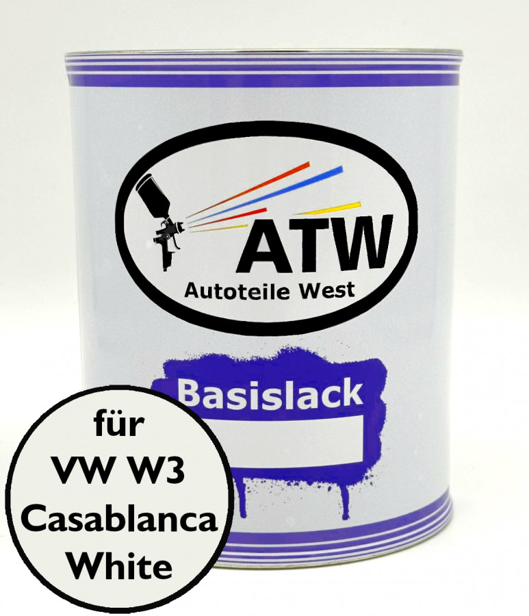 Autolack für VW W3 Casablanca White